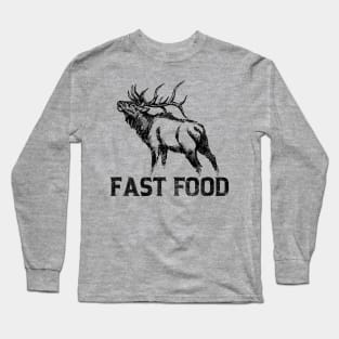 Dure Funny Hunting Fast Food Long Sleeve T-Shirt